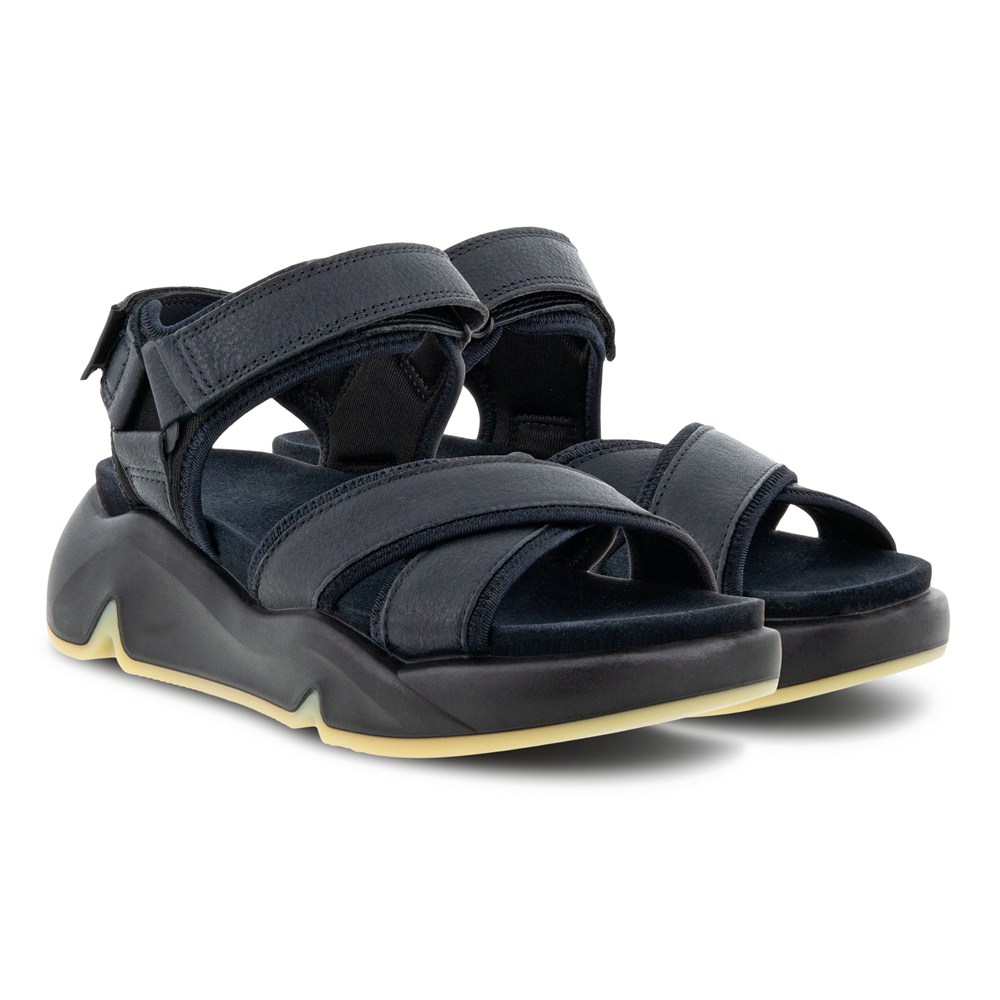 Sandalias Mujer - ECCO Chunky Criss-Cross - Negros - SZY731046